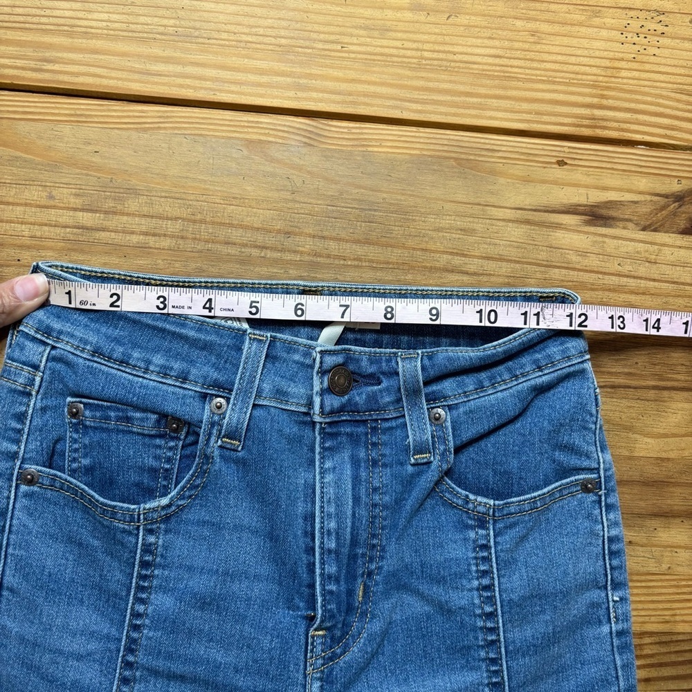 Levi's 726 Blue Flare Jeans Size 26 - Picture 11 of 13
